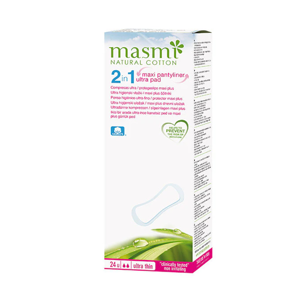 Masmi Maxi Plus Pantyliners Ultra 24 Pieces